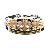Unisex Crown Weaving Copper Bracelets &amp; Bangles Nhyl126081 main image 6