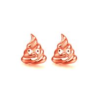 Fabrik Direkt Verkauf Europa Und Amerika  Hot Sale Tropf Öl Persönlichkeit Einfache Ohrringe Neue Kreative Emoji Ohrringe main image 13