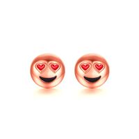 Fabrik Direkt Verkauf Europa Und Amerika  Hot Sale Tropf Öl Persönlichkeit Einfache Ohrringe Neue Kreative Emoji Ohrringe main image 6