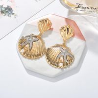 Temperament Pop Shell Coral Shell Starfish Earrings Nhbq130322 main image 4