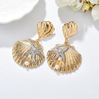 Temperament Pop Shell Coral Shell Starfish Earrings Nhbq130322 main image 6