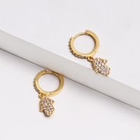 Fashion Micro-encrusted Zircon Earrings Nhjj130387 main image 3