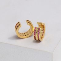 Womens Rhinestone Alloy Earrings Nhjj130440 main image 5