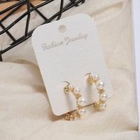 Womens Geometry Electroplating Alloy Earrings Nhkq132963 main image 4