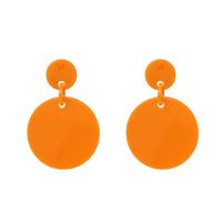 Fashion Fluorescent Color Big Circle Candy Color Alloy Earrings Nhjj132966 main image 8