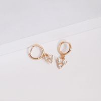 Korean Geometric Triangle Rhinestone Super Flashing Earrings Nhjj132991 main image 5