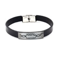 Sleek Minimalist Stainless Steel Buckle Bracelet Nhhm133064 main image 4