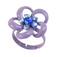Womens Floral Paint Alloy Rings Nhkq133113 main image 4
