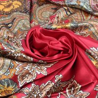 Satin Scarves Decorated Professional Small Scarf Nhxo133254 main image 4