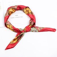 Satin Scarves Decorated Professional Small Scarf Nhxo133254 main image 12