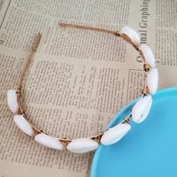 Fashion Women Shell Natural Stone Headband Nhjj133721 main image 4