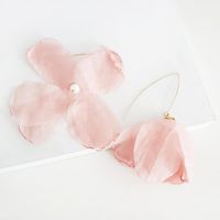 Fashion Women Chiffon Flower Earrings Nhjj133722 main image 5