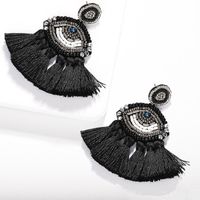 Fashion Women Hand-woven Beads Eye Earrings Nhjq133753 main image 1