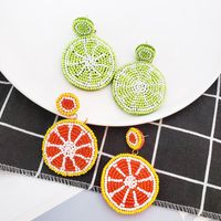 Fashion Women Beads Lemon Earrings Nhjj133782 main image 2