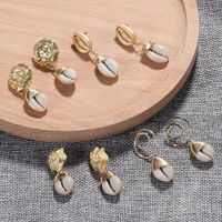 Fashion Women Shell Alloy Earrings Nhjq133800 main image 18