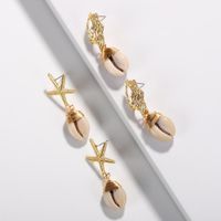 Fashion Women Shell Alloy Earrings Nhjq133800 main image 16