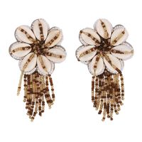 Fashion Women Handmade Beads Shell Earrings Nhjq133811 main image 10