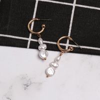 52213 Jujia Boucles D'oreilles Boucles D'oreilles Nouvelle Perle Boucles D'oreilles Gouttes Pour Les Oreilles Personnalisé Boucles D'oreilles Tempérament Sauvage main image 3