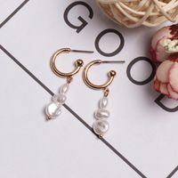 Fashion Simple Beads Alloy Earrings Nhjj133865 main image 5