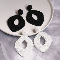 Simple Handmade Beaded Rice Earrings Nhjj133895 main image 1