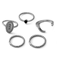 مجموعة مجوهرات أوروبية وأمريكية عابرة للحدود Moon Star Ring 5 مجموعات من مجموعة Mingyuan Street Jewelry Jewelry Jewelry Fei main image 5