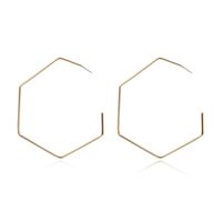 Fashion Hollow Polygon Geometric Opening Earrings Nhxr134028 main image 5