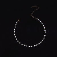 Simple Wild Imitated Crystal Acrylic Beads Necklace Nhxr134042 main image 6