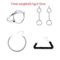 Womens Geometric Plating Alloy Set Necklaces Nhxr134050 main image 6