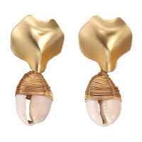 Fashion Women Shell Alloy Earrings Nhjq133800 sku image 3