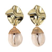 Fashion Women Shell Alloy Earrings Nhjq133800 sku image 7