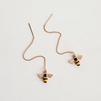 Kleine Bienen Ohrfäden, Langes Temperament Ohrringe, Weibliche Persönlichkeit Anhänger, Ohrringe, Trend Ige Einfache Ohrringe, All-match-ohrringe, Koreanische Version sku image 1