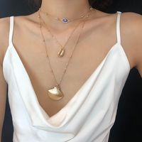 Womens Geometric Alloy Chain Necklaces Nhxr133938 sku image 1