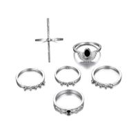Fashion Alloy-plated Combination Ring Set Nhot134005 sku image 1