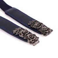 Fashion Retro Woman Leather Rose Waist Belt Strap For Dress Jeans Nhpo134069 main image 6