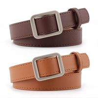 Fashion Woman Leather Metal Buckle Belt Strap For Dress Jeans Nhpo134085 main image 1
