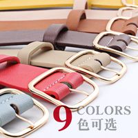 Fashion Woman Leather Metal Buckle Belt Strap For Dress Jeans Nhpo134094 main image 4