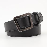 Fashion Woman Leather Metal Smooth Buckle Belt Strap For Dress Jeans Nhpo134100 main image 7