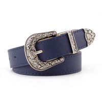 Fashion Woman Leather Metal Buckle Carved Belt Strap For Dress Jeans Nhpo134109 main image 7