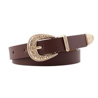 Fashion Retro Woman Leather Metal Buckle Belt Strap For Dress Jeans Nhpo134118 main image 6