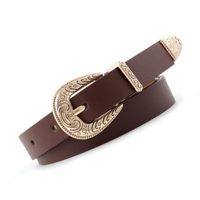 Fashion Retro Woman Leather Metal Buckle Belt Strap For Dress Jeans Nhpo134118 main image 9