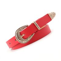 Fashion Retro Woman Leather Metal Buckle Belt Strap For Dress Jeans Nhpo134118 main image 11