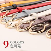 Fashion Woman Leather Metal Buckle Belt Strap For Dress Jeans Nhpo134126 main image 4