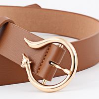 Fashion Woman Leather Metal Buckle Belt Strap For Dress Jeans Nhpo134126 main image 5