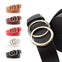 Fashion Woman Leather Metal Buckle Belt Strap For Dress Jeans Nhpo134132 main image 1