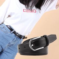 Fashion Woman Leather Metal Buckle Belt Strap For Dress Jeans Nhpo134143 main image 1