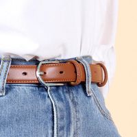 Fashion Woman Leather Metal Buckle Belt Strap For Dress Jeans Nhpo134143 main image 3
