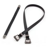 Fashion Woman Leather Metal Double Buckle Belt Strap For Dress Jeans Nhpo134144 main image 10