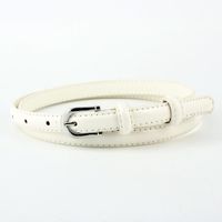 Fashion Woman Faux Leather Metal Thin Belt Strap For Dress Jeans Candy Color Nhpo134156 main image 8