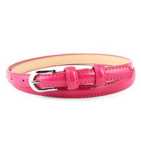 Fashion Woman Faux Leather Metal Thin Belt Strap For Dress Jeans Candy Color Nhpo134156 main image 13