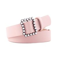 Fashion Woman Faux Leather Beads Buckle Belt Strap For Jeans Dress Multicolor Nhpo134173 main image 9